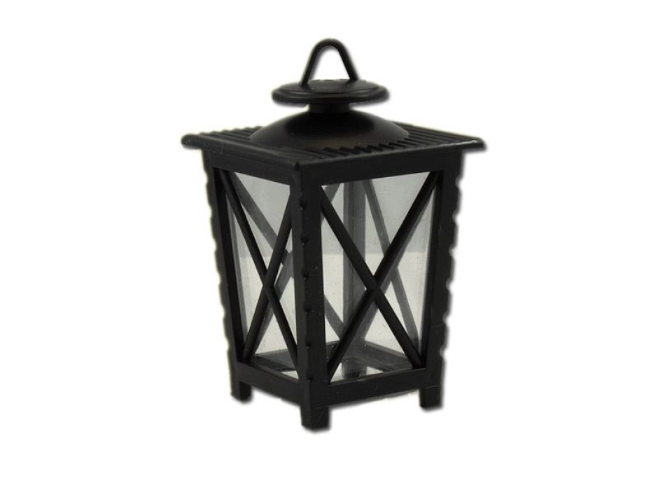 Farol con tulipa transparente