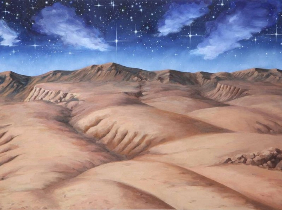 Fondo paisaje con montaña 100 x 70 cm. (Lote 2 UNI.) Fondo paisaje con montaña 100 x 70 cm. (Lote 2 UNI.)