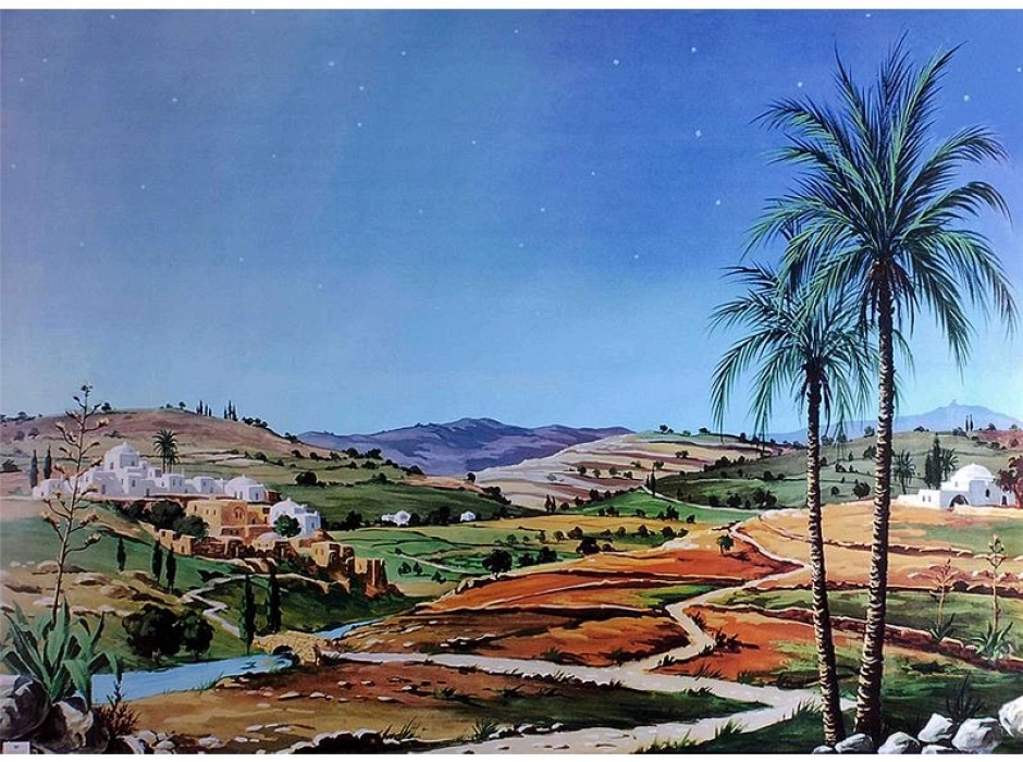 Fondo paisaje hebreo
