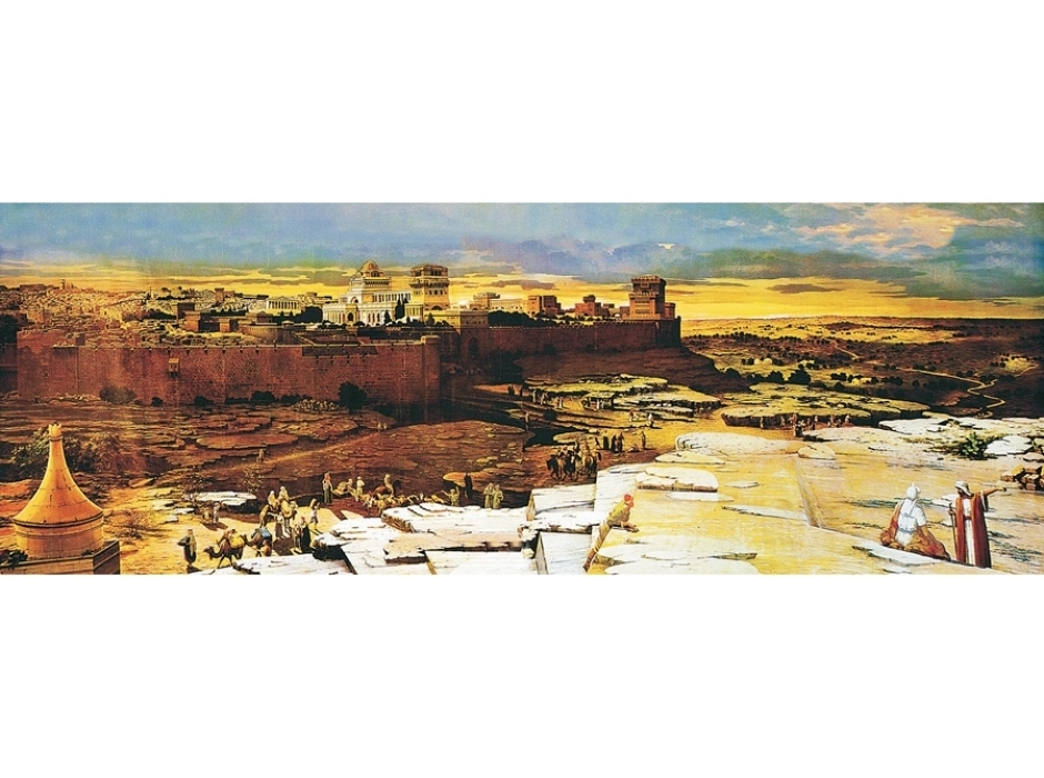 Fondo panorámico para Belén bíblico