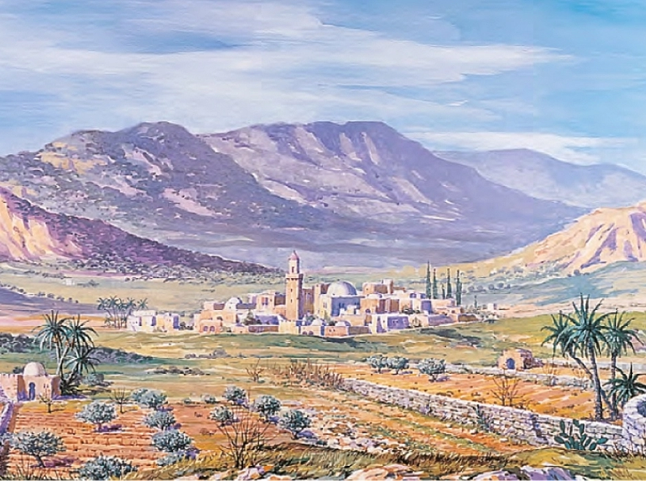 Fondo para Belén hebreo 120 x 65 cm. Fondo para Belén hebreo 120 x 65 cm.