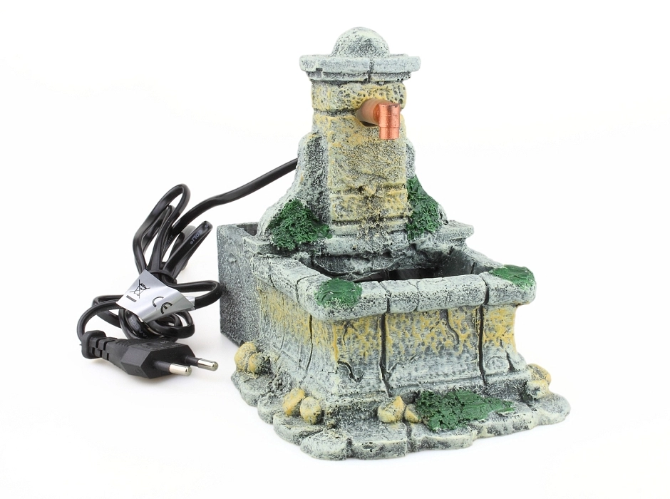 Fuente pequeña 15 cm. 220V. (agua en movimiento) Fuente pequeña 15 cm. 220V. (agua en movimiento)