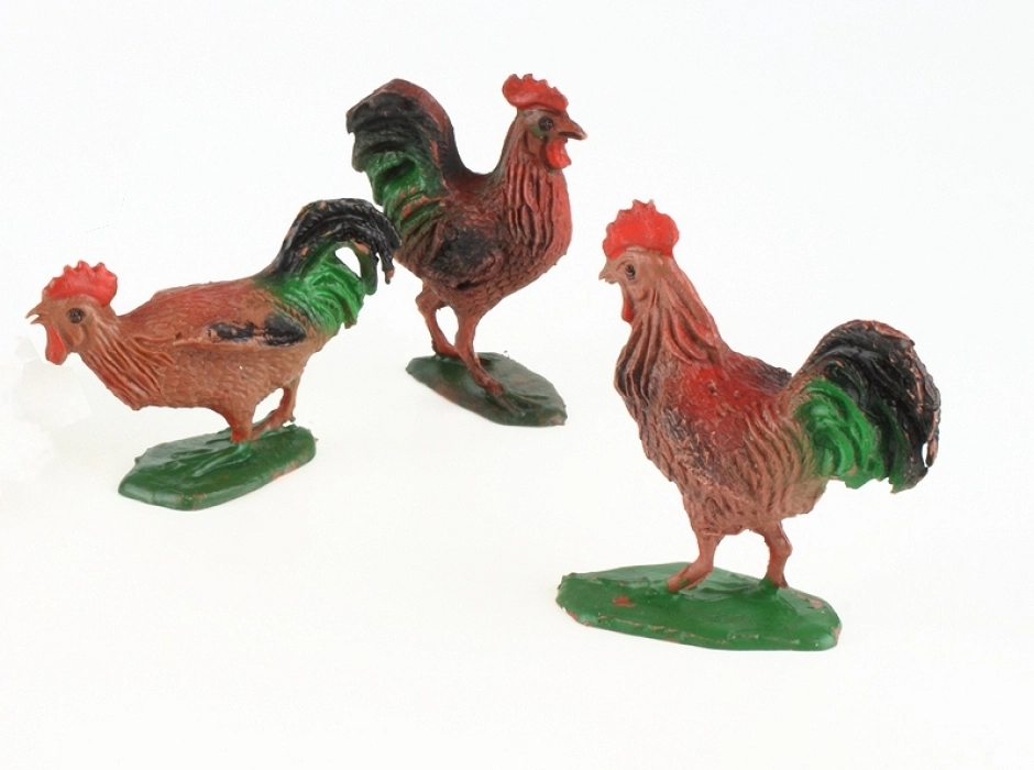Gallos y gallinas 12 cm. (Bolsa 8 UNI. surtidos) Gallos y gallinas 12 cm. (Bolsa 8 UNI. surtidos)