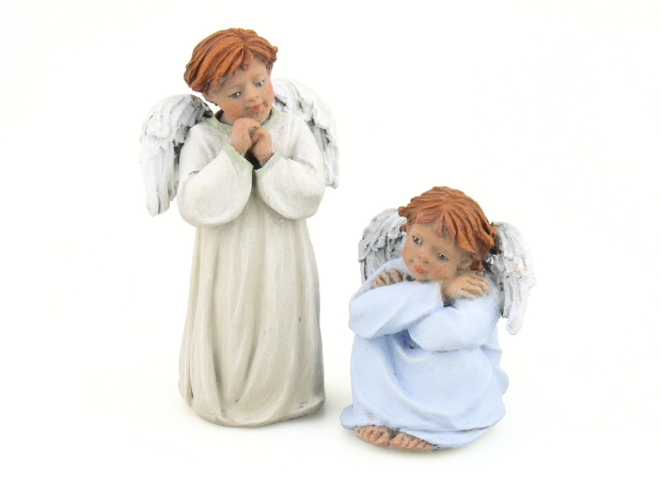 Grupo 2 angelitos del portal de Belén 12 cm. Grupo 2 angelitos del portal de Belén 12 cm.