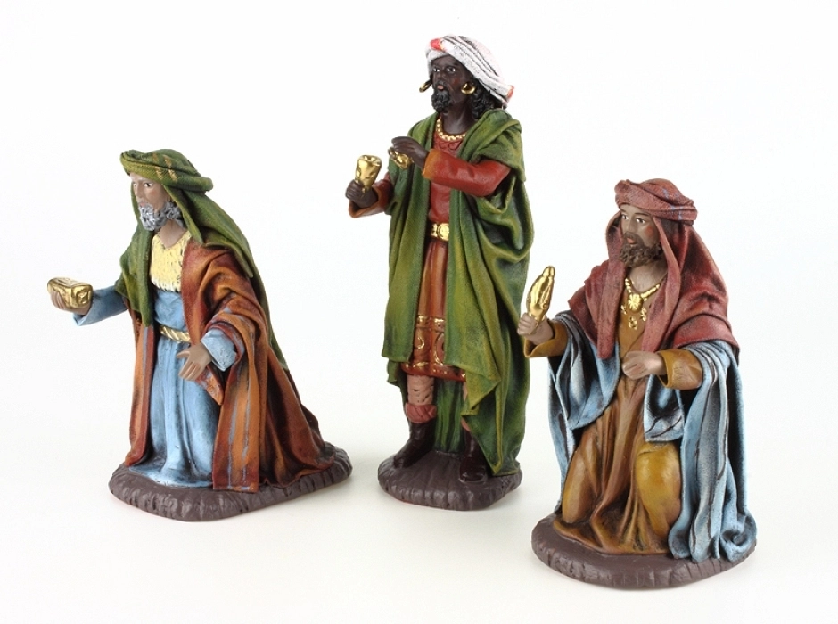 Grupo 3 Reyes Magos adorando