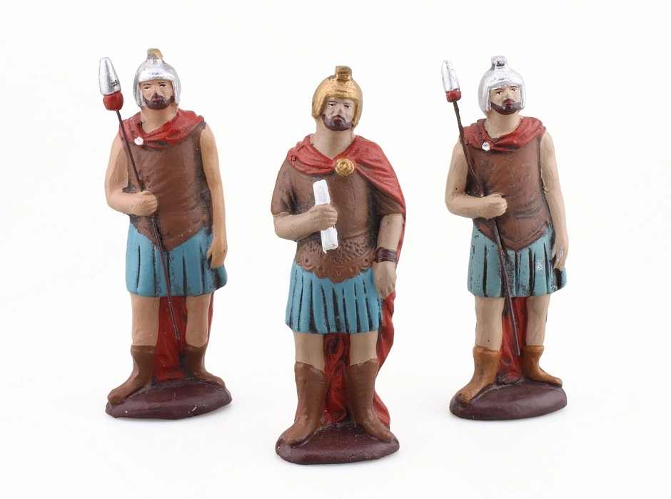 Grupo 3 soldados romanos 11 cm. Grupo 3 soldados romanos 11 cm.
