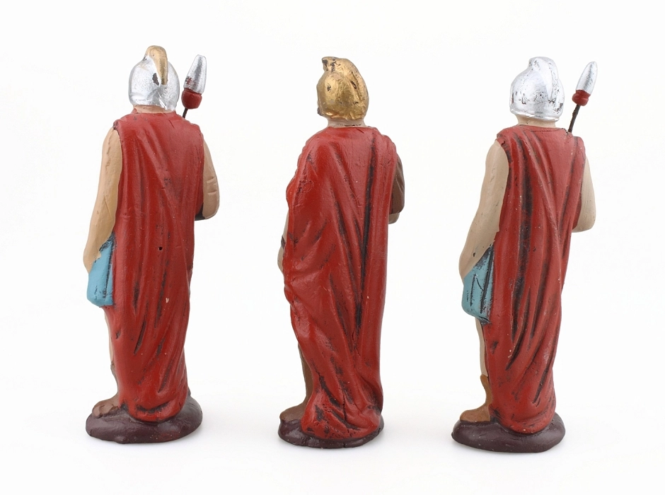 Grupo 3 soldados romanos 11 cm.