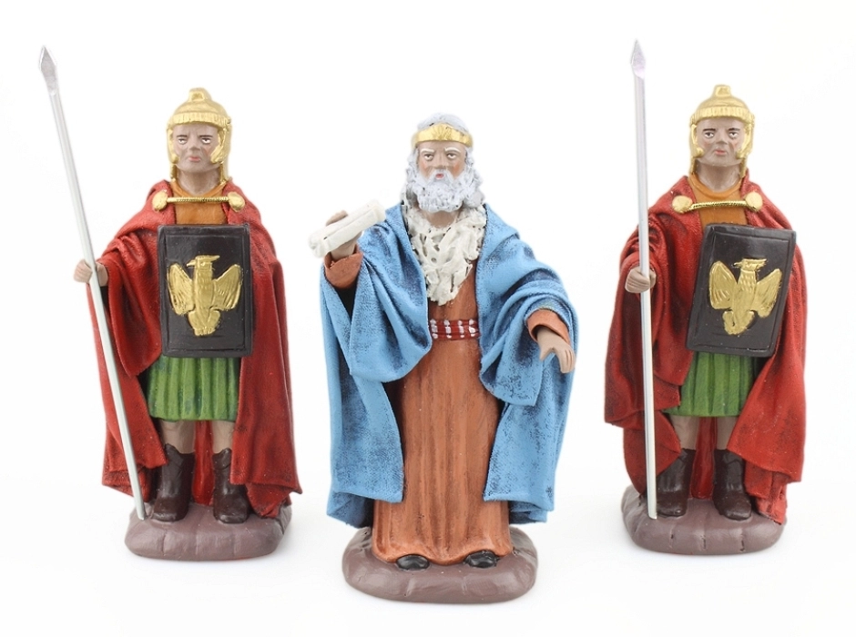 Grupo Herodes con 2 soldados 12 cm. Grupo Herodes con 2 soldados 12 cm.