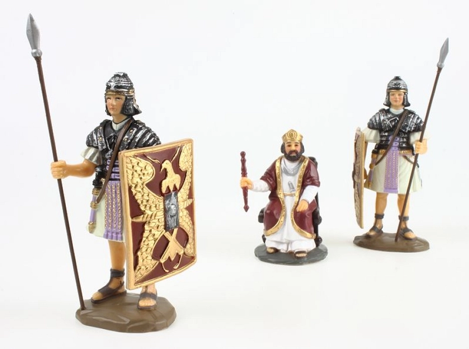Grupo Herodes con 2 soldados romanos