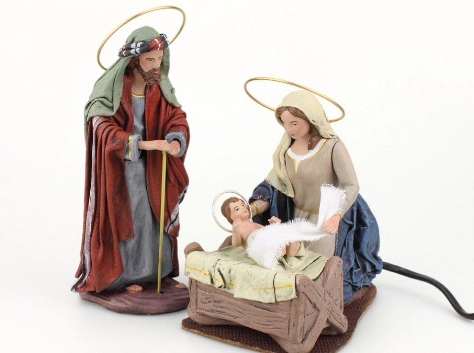 Grupo Nacimiento 5 piezas 17 cm. (movimiento)