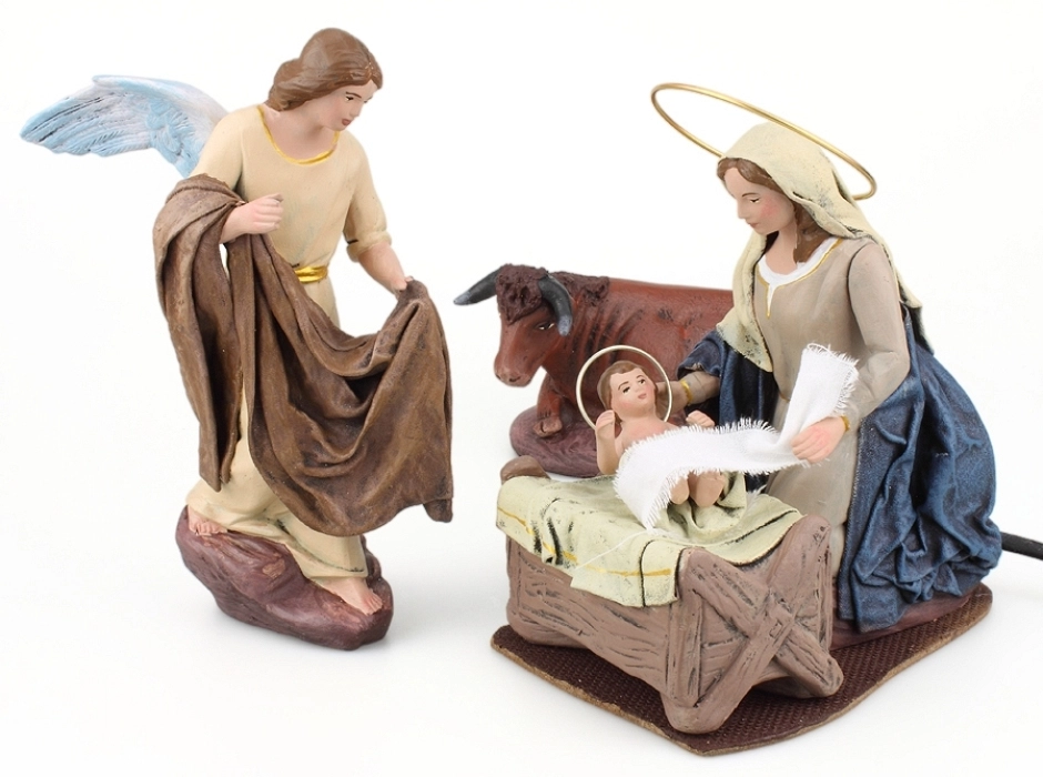 Grupo Nacimiento 5 piezas 17 cm. (movimiento)