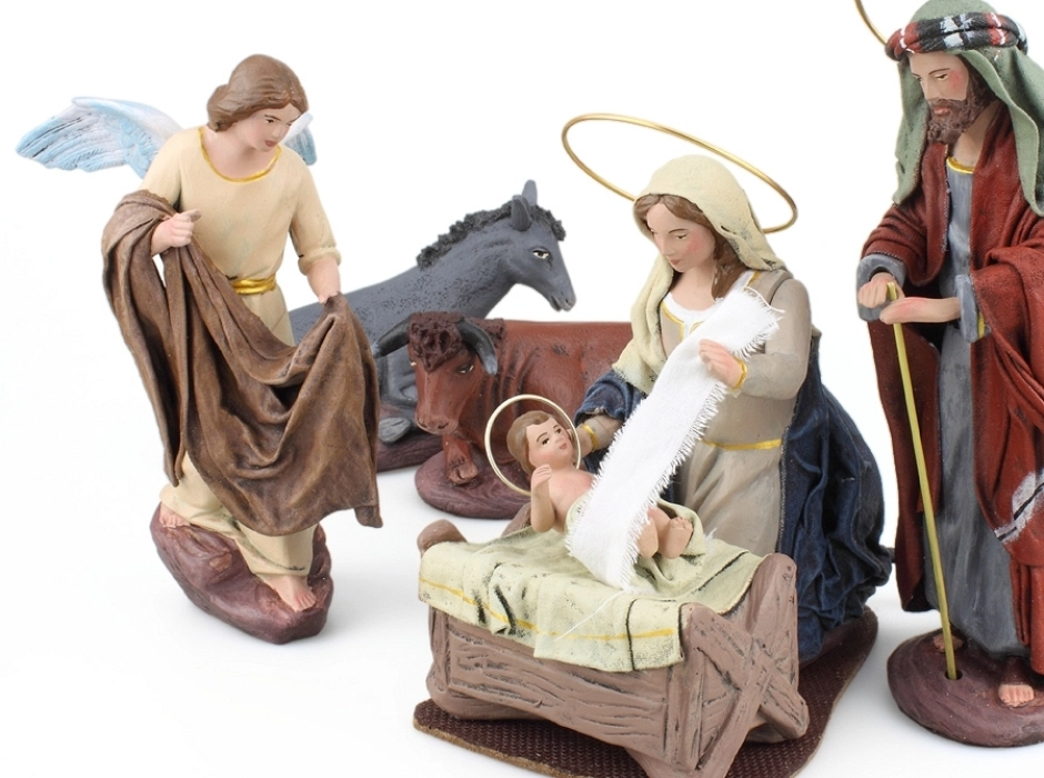 Grupo Nacimiento 5 piezas 17 cm. (movimiento)