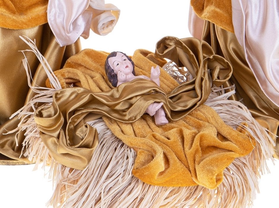 Grupo Natividad crema oro 36 cm. (3 piezas)
