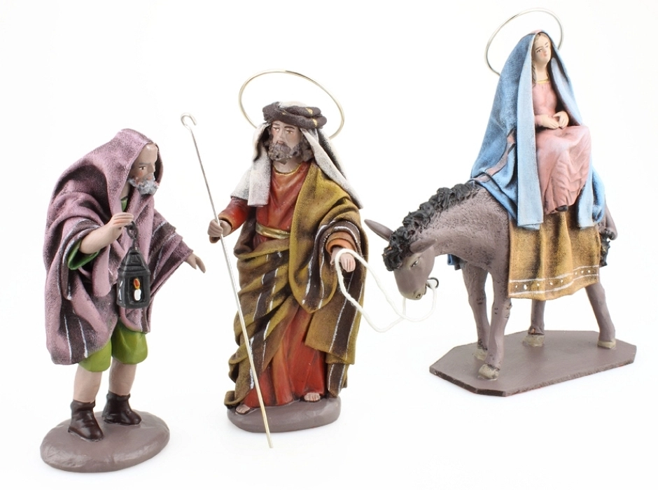 Grupo pidiendo posada 12 cm. (3 piezas)