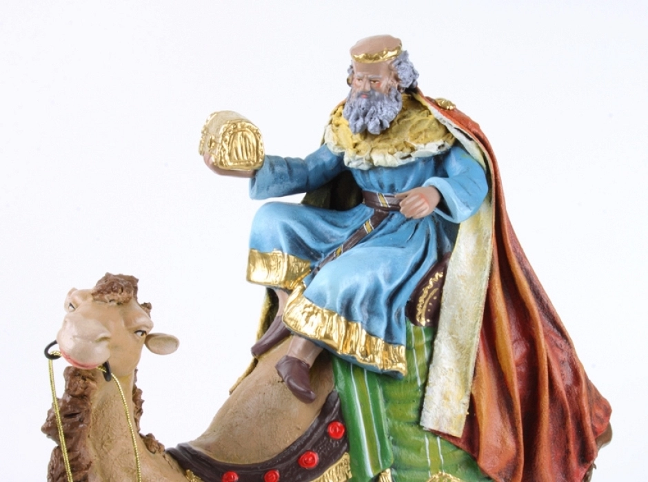 Grupo Reyes a camello 17 cm. (6 piezas)