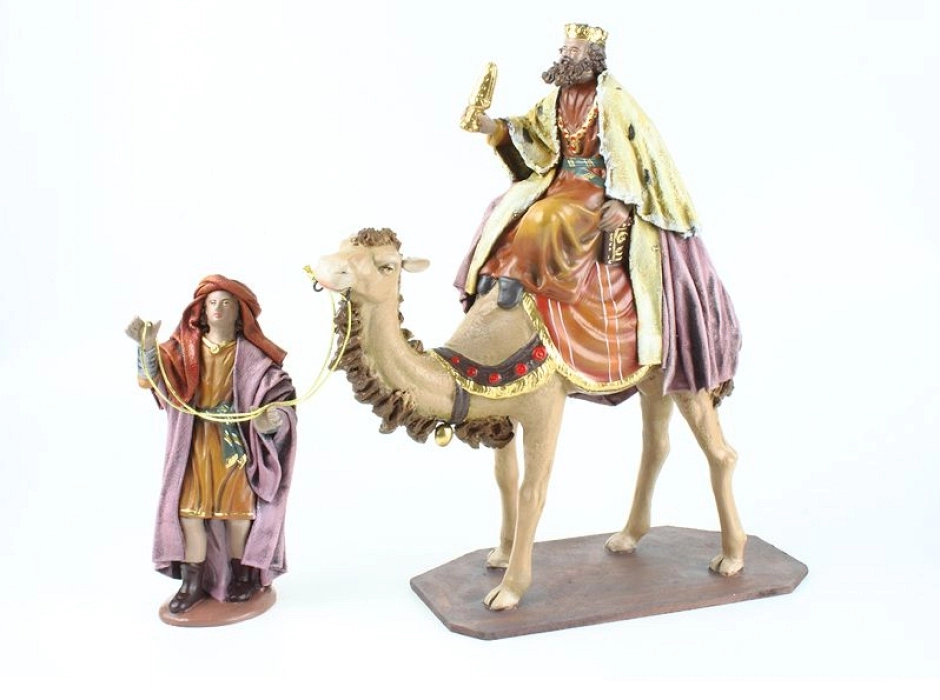 Grupo Reyes a camello 17 cm. (6 piezas) Grupo Reyes a camello 17 cm. (6 piezas)