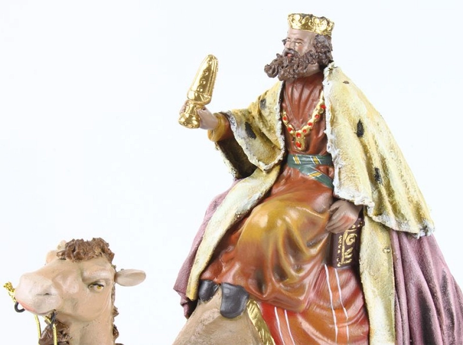 Grupo Reyes a camello 17 cm. (6 piezas)