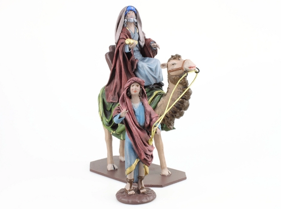 Grupo Reyes Magos con elefante (6 piezas)