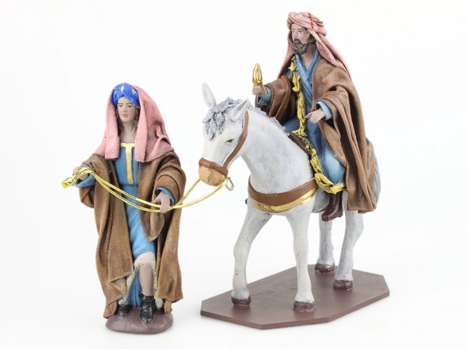 Grupo Reyes Magos con elefante (6 piezas)