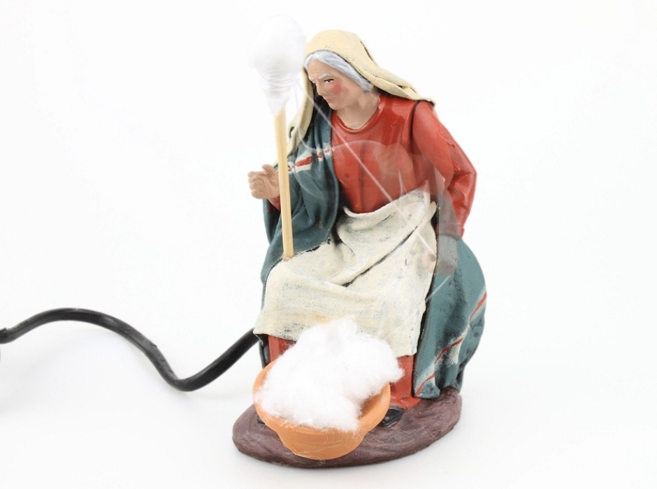 Hilandera 17 cm. con movimiento 220V.