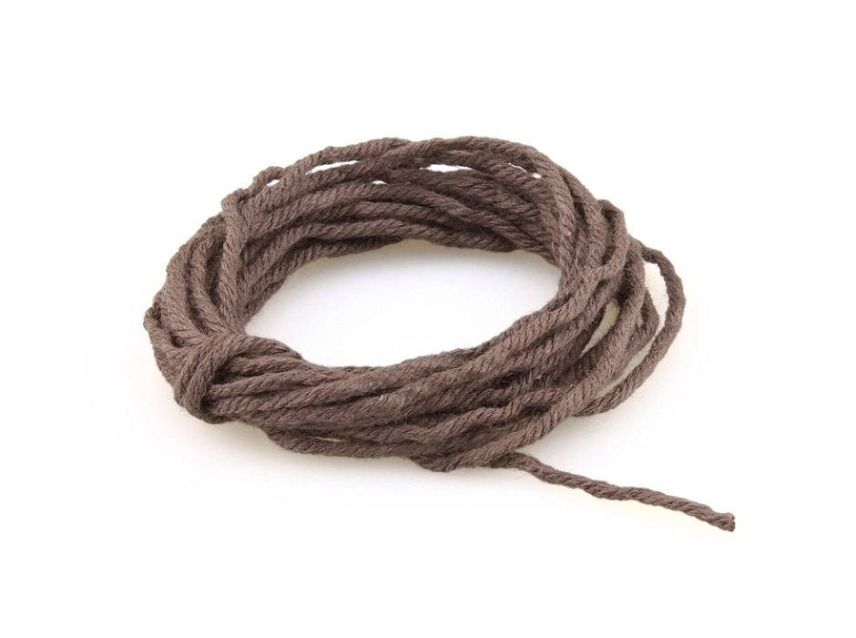 Hilo cordoncillo marrón 1,5 mm. (2 m.)