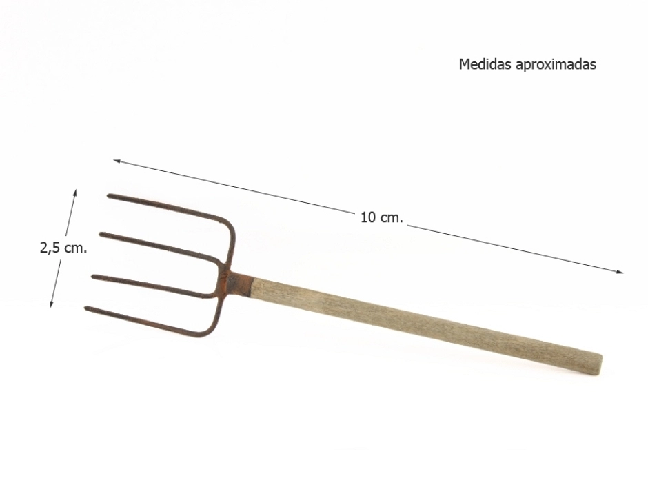 Horquilla de estiércol 10 cm.