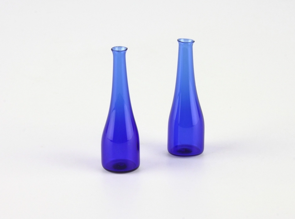 Juego 2 botellas de cuello alto