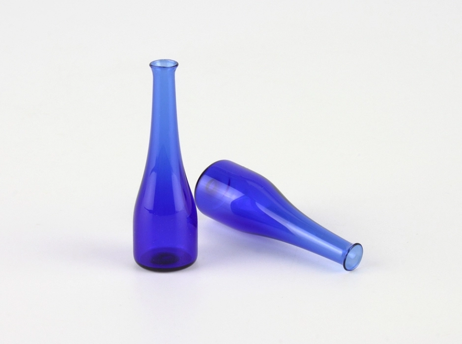 Juego 2 botellas de cuello alto