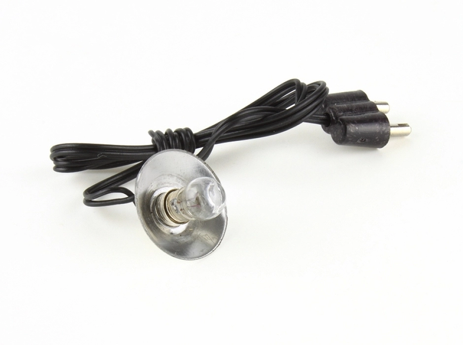 Lámpara con reflector 3,5V. E5 con enchufe