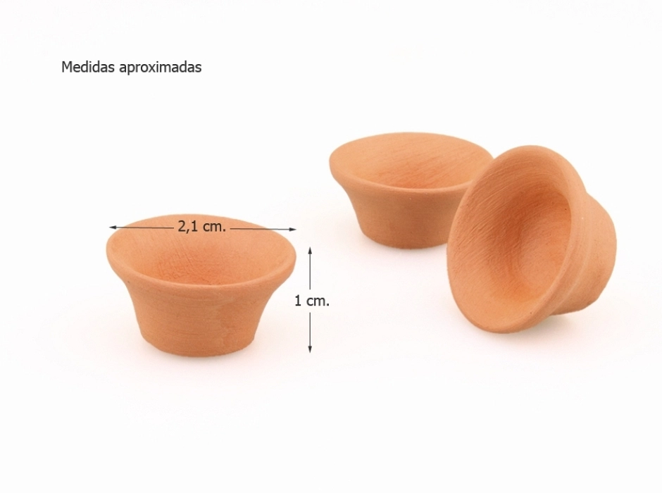 Lebrillo pequeño 2 cm. (Bolsa 2 UNI.)