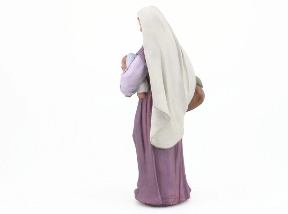 Madre con su niño en brazos 17 cm.