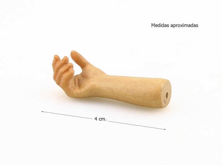 Mano derecha cerrada 20 cm.