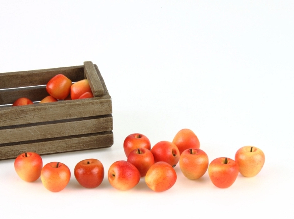 Manzanas rojizas Ø 9 mm. (Bolsa 12 UNI.) Manzanas rojizas Ø 9 mm. (Bolsa 12 UNI.)