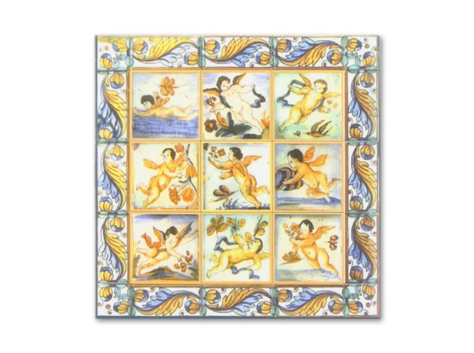 Mosaico con ángeles
