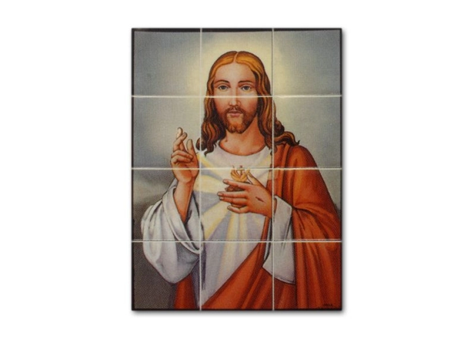 Mosaico con el Corazón de Jesús Mosaico con el Corazón de Jesús