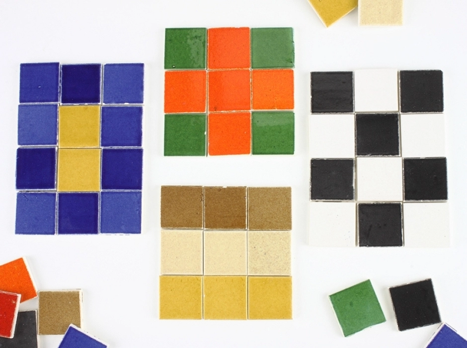 Mosaico esmaltado 2 x 2 cm. (Bolsa 50 UNI.)