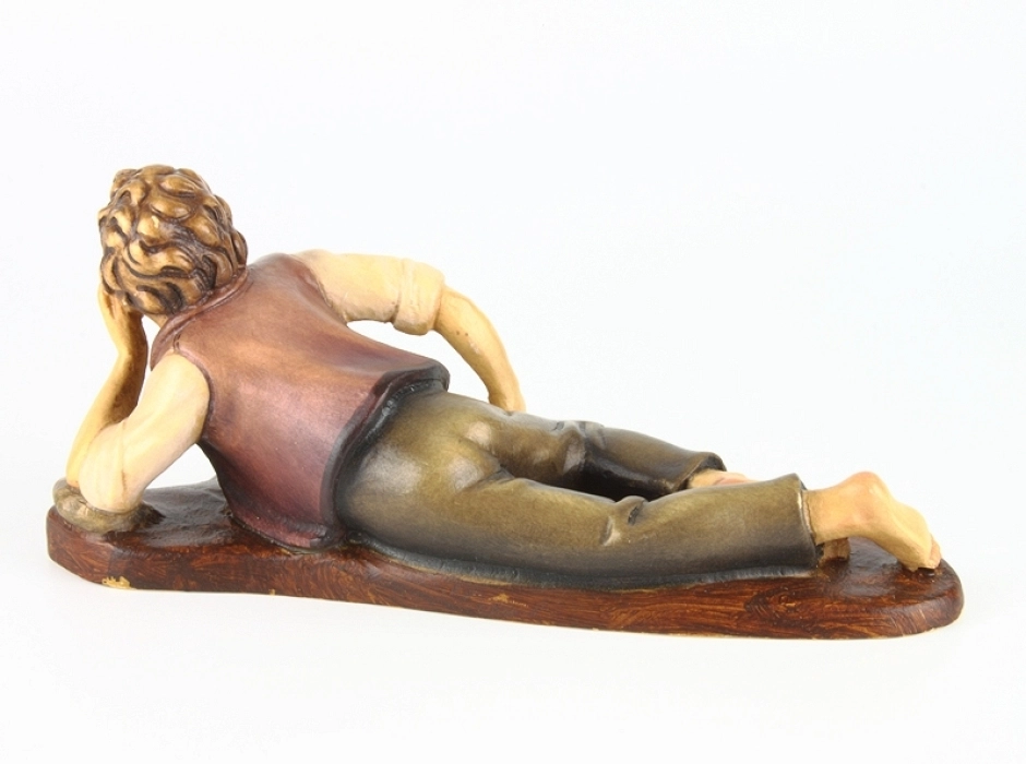 Niño con oveja 25 cm.