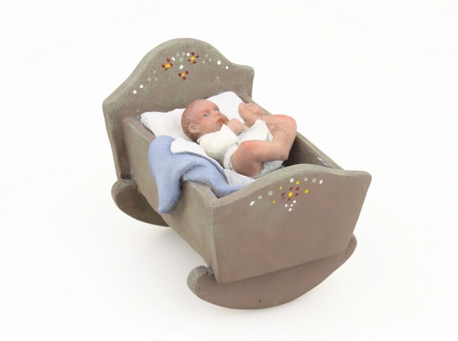 Niño en la cuna (2 piezas) 15-17 cm.