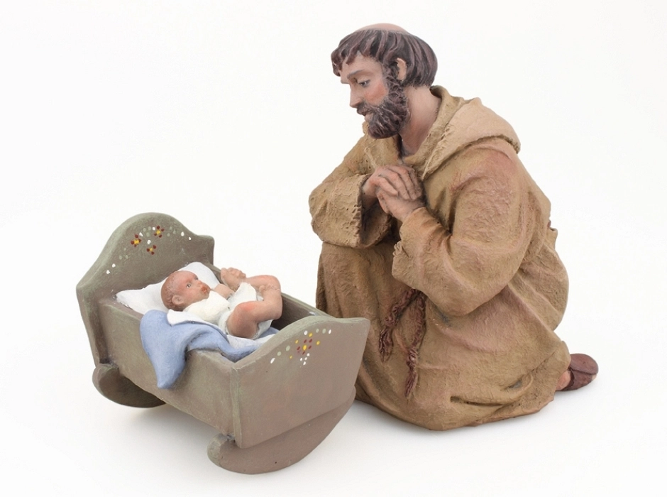 Niño en la cuna (2 piezas) 15-17 cm.