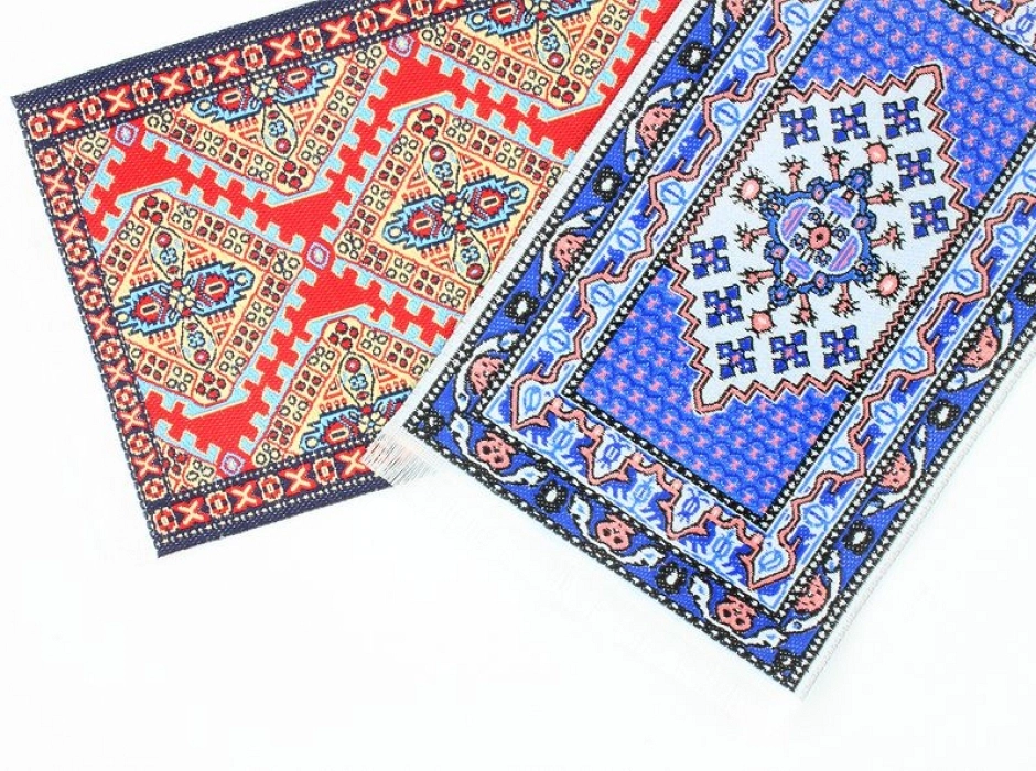 Pack 2 alfombras persas (12x6,5 cm.)