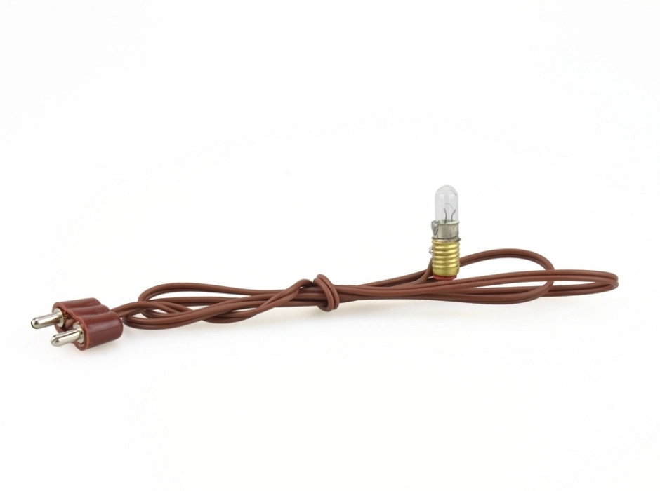 Pack 2 lámparas blancas 3.5V. E5 con enchufe
