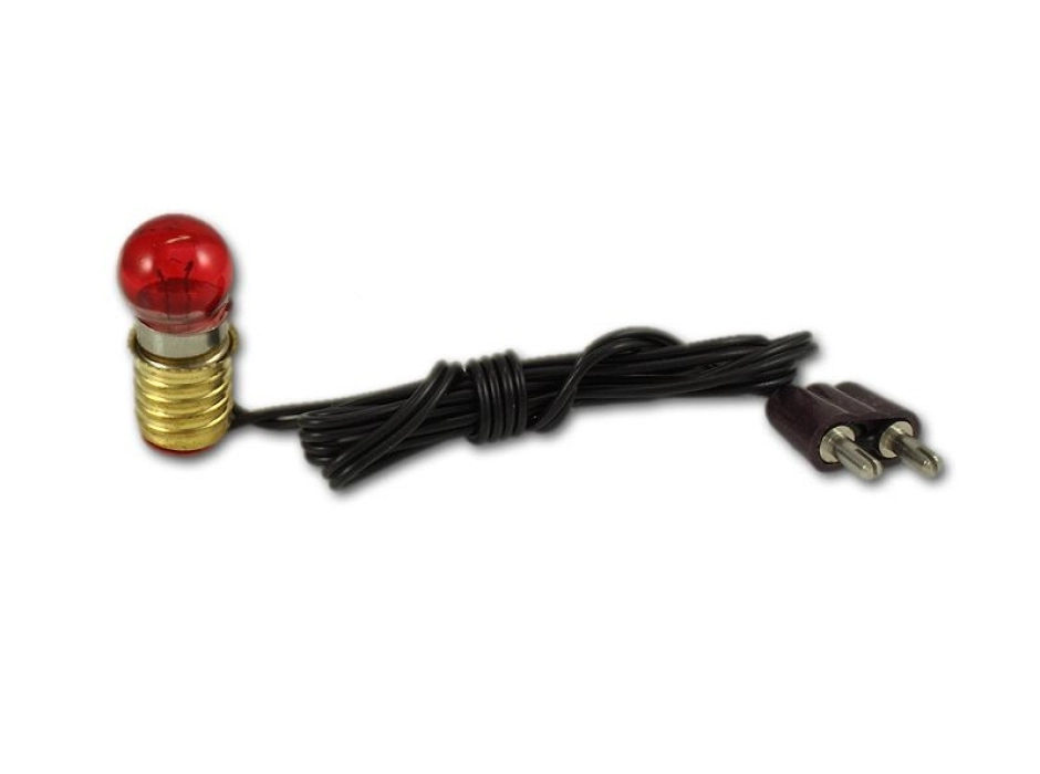 Pack 2 lámparas rojas 3.5V. E10 con enchufe