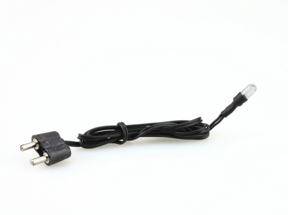 Pack 2 microlámparas blancas 3,5V. con enchufe