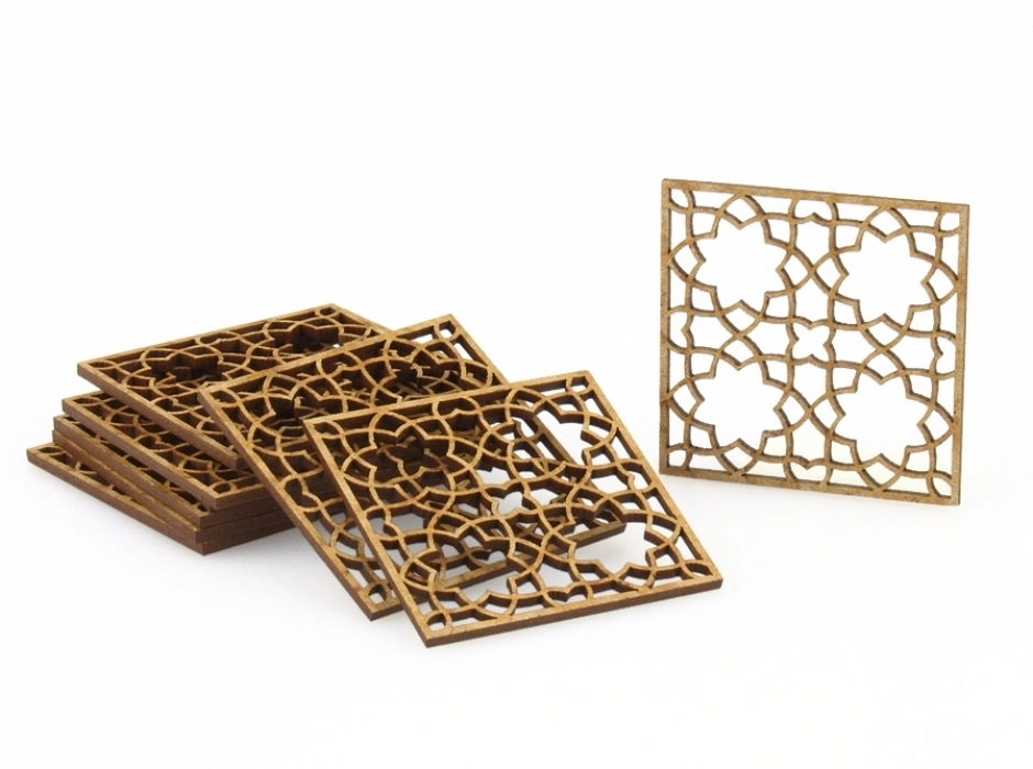 Pack 4 celosías cuadradas nº2 (3,5 x 3,5 cm.)