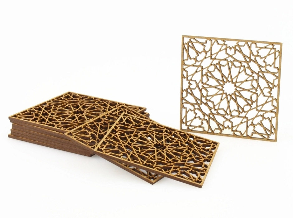 Pack 4 celosías cuadradas nº3 (5 x 5 cm.)