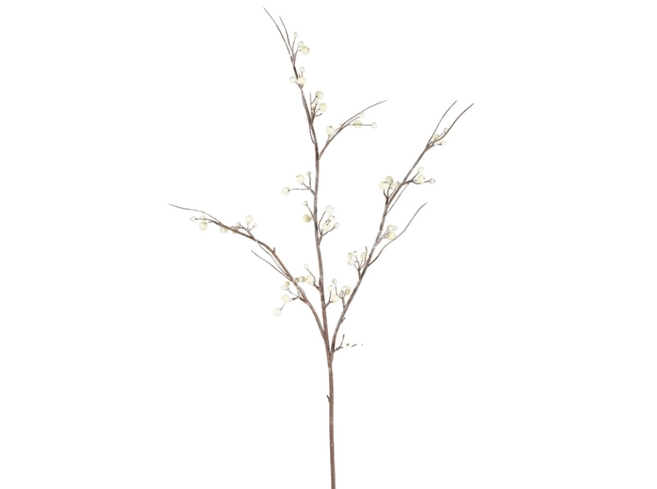 Pack 4 ramas heladas con bayas blancas (1 m.)