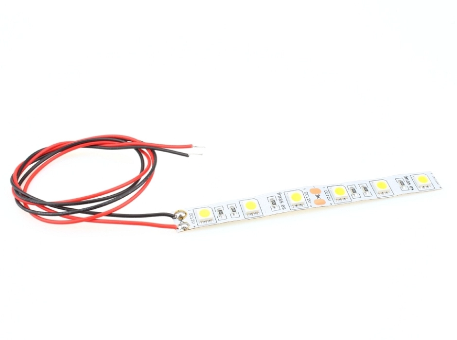 Pack 4 tiras LED (10 cm.) blanco natural 1,44W. 12V.