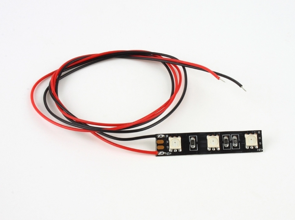 Pack 4 tiras LED profesional (5 cm.) azul 12V.