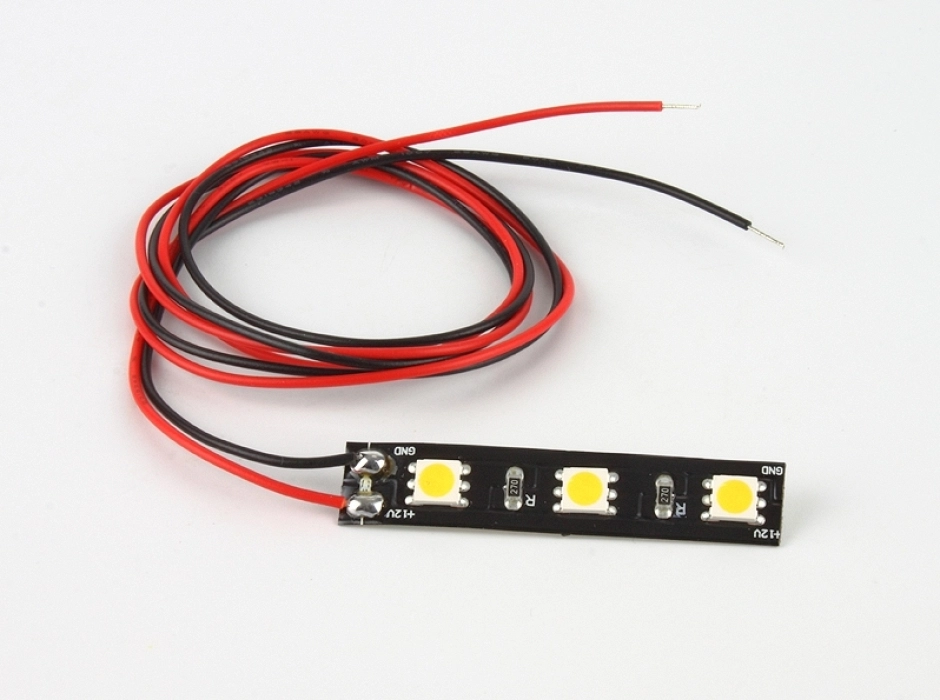 Pack 4 tiras LED profesional (5 cm.) blanco natural 12V.