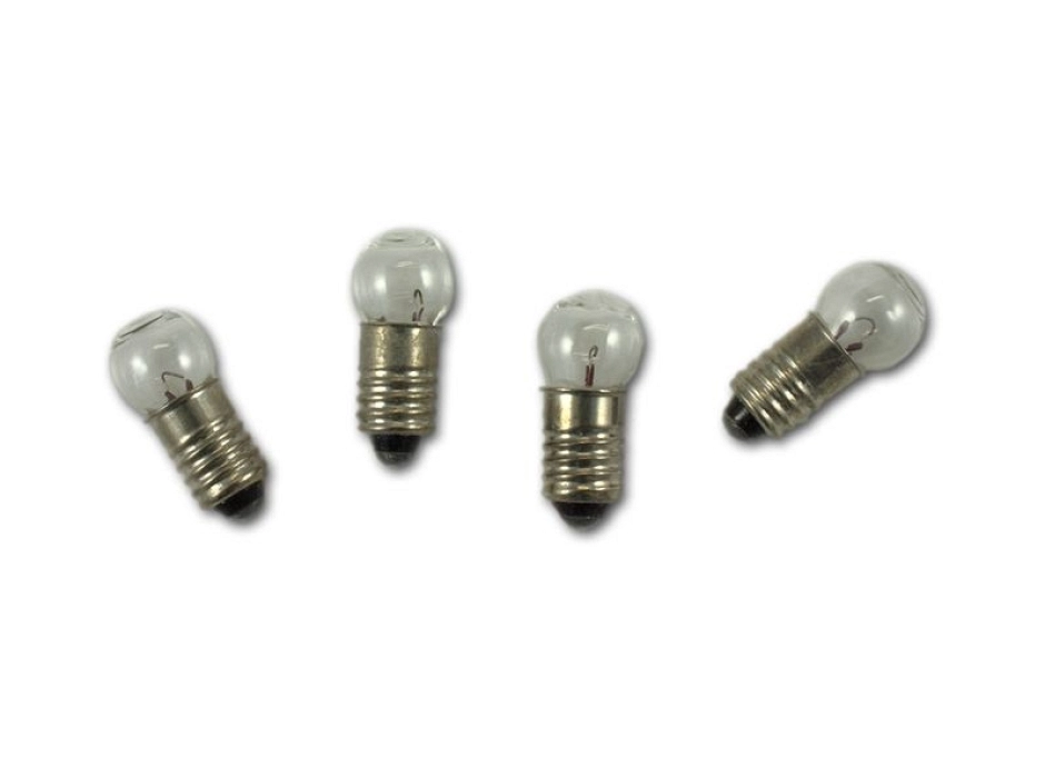 Pack 5 lámparas blancas 3.5V. rosca E5